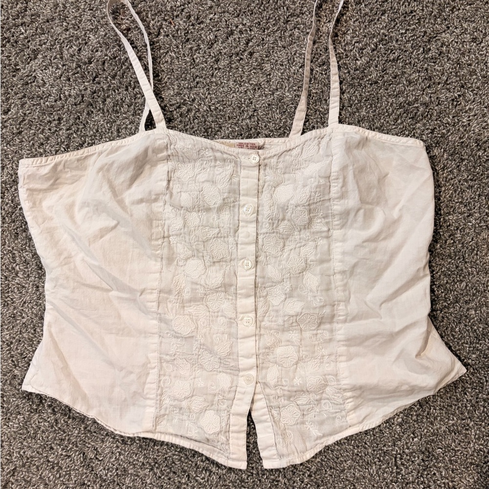 Elegant Cream Women's Top